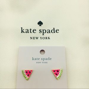Kate Spade Picnic Perfect Watermelon Earrings New
